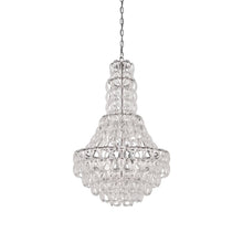 Load image into Gallery viewer, Minigiogali SP CLA Chandelier in Crystal Transparent/Glossy Chrome.