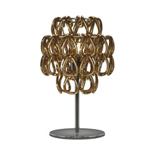 Load image into Gallery viewer, Minigiogali Table Lamp in Crystal Gold/Glossy Chrome.