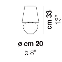 Load image into Gallery viewer, Naxos Table Lamp - line drawing.
