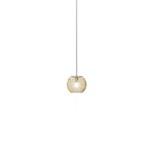 Load image into Gallery viewer, Oto Pendant Light in Amber Striped (Medium).