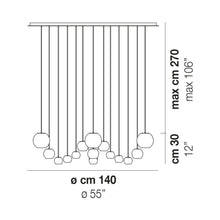 Load image into Gallery viewer, Oto Sp Cha Chandelier in Detail.