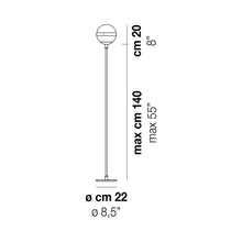 Load image into Gallery viewer, Peggy Floor Lamp - line drawing.