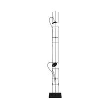 Load image into Gallery viewer, Plot Frame LED Floor Lamp in Black.