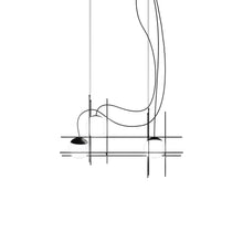 Load image into Gallery viewer, Plot Frame LED Pendant Light in Detail.