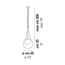 Load image into Gallery viewer, Poc Pendant Light - line drawing.