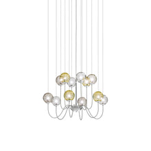 Load image into Gallery viewer, Puppet Chandelier in Multicolor 1/Glossy Chrome (12-Light).