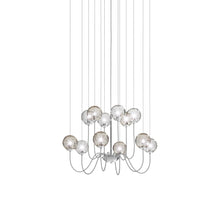 Load image into Gallery viewer, Puppet Chandelier in Multicolor 3/Glossy Chrome (12-Light).