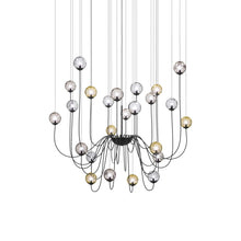 Load image into Gallery viewer, Puppet Chandelier in Multicolor 1/Matt Black (24-Light).