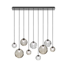 Load image into Gallery viewer, Puppet Linear Pendant Light in Multicolor 3/Matt Black (12-Light).