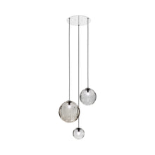 Load image into Gallery viewer, Puppet Multi Light Pendant Light in Multicolor 3/Glossy Chrome (3-Light).