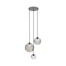 Load image into Gallery viewer, Puppet Multi Light Pendant Light in Multicolor 3/Matt Black (3-Light).