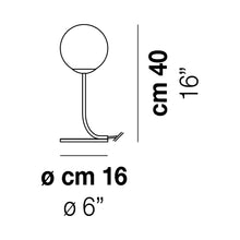 Load image into Gallery viewer, Puppet Table Lamp - line drawing.