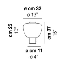 Load image into Gallery viewer, Riflesso LT 3 LED Table Lamp - line drawing.