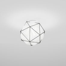Load image into Gallery viewer, Semai Flush Mount Ceiling Light in Detail.