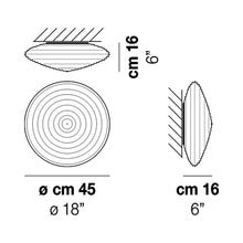 Load image into Gallery viewer, Spirit Ceiling / Wall Light - line drawing.