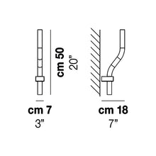 Load image into Gallery viewer, Stardust Wall Light - line drawing.