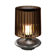 Load image into Gallery viewer, Tread Table Lamp in Matt Bronze/Burned Earth Transparent.