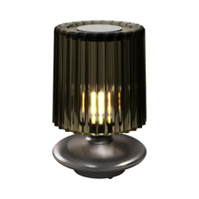 Load image into Gallery viewer, Tread Table Lamp in Matt Bronze/Old Green Transparent.