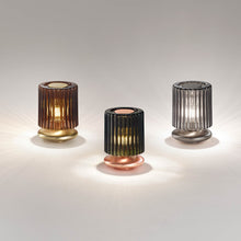 Load image into Gallery viewer, Tread Table Lamp in Detail.