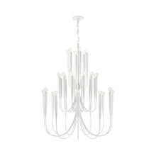 Load image into Gallery viewer, Acadia Chandelier in Plaster White.