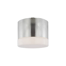 Load image into Gallery viewer, Ace LED Flush Mount Ceiling Light in Polished Nickel (Small).