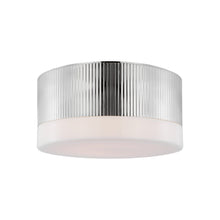Load image into Gallery viewer, Ace LED Flush Mount Ceiling Light in Polished Nickel (Medium).