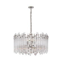Load image into Gallery viewer, Adele Drum Pendant Light in Polished Nickel.