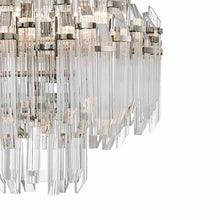 Load image into Gallery viewer, Adele Waterfall Chandelier in Detail.
