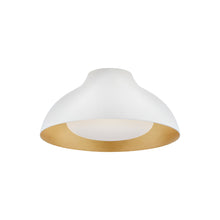 Load image into Gallery viewer, Agnes LED Flush Mount Ceiling Light in Plaster White (Small).