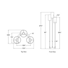 Load image into Gallery viewer, Aimee Floor Lamp - line drawing.