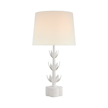 Load image into Gallery viewer, Alberto Table Lamp in Decorative/Plaster White.