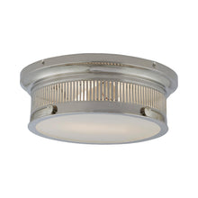 Load image into Gallery viewer, Alderly Flush Mount Ceiling Light in Polished Nickel (Small).