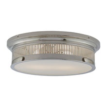 Load image into Gallery viewer, Alderly Flush Mount Ceiling Light in Polished Nickel (Large).