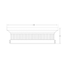 Load image into Gallery viewer, Alderly Flush Mount Ceiling Light - line drawing.