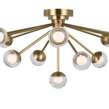 Load image into Gallery viewer, Alloway LED Flush Mount Ceiling Light in Detail.