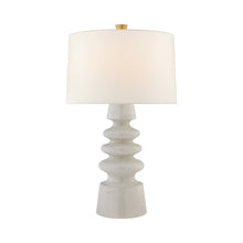 Load image into Gallery viewer, Andreas Table Lamp in White Crackle.