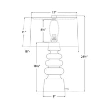 Load image into Gallery viewer, Andreas Table Lamp - line drawing.