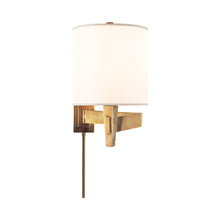 Load image into Gallery viewer, Architect's Swing Arm Wall Light in Hand-Rubbed Antique Brass.