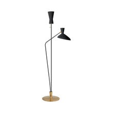 Load image into Gallery viewer, Austen Floor Lamp in Matte Black.