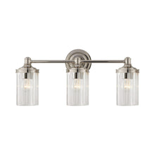 Load image into Gallery viewer, Ava Vanity Wall Light in Polished Nickel.