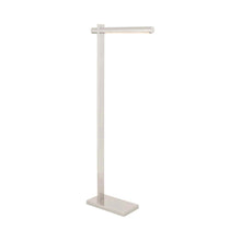 Load image into Gallery viewer, Axis LED Floor Lamp in Polished Nickel.