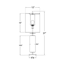 Load image into Gallery viewer, Beekman Table Lamp - line drawing.