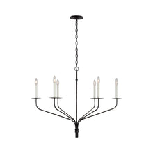 Load image into Gallery viewer, Belfair LED Chandelier in Aged Iron (6-Light).