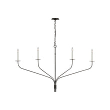 Load image into Gallery viewer, Belfair LED Chandelier in Aged Iron (4-Light).