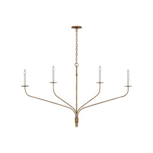 Load image into Gallery viewer, Belfair LED Chandelier in Gilded Iron (4-Light).