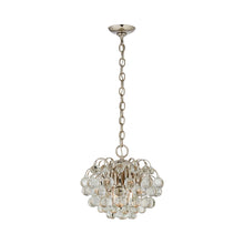 Load image into Gallery viewer, Bellvale Chandelier in Polished Nickel.