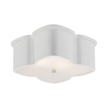 Load image into Gallery viewer, Bolsena Flush Mount Ceiling Light in Plaster White.