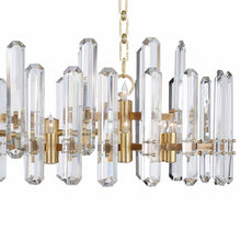 Load image into Gallery viewer, Bonnington Linear Chandelier in Detail.