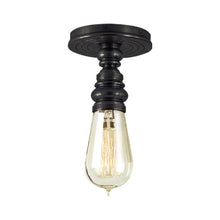 Load image into Gallery viewer, Boston Flush Mount Ceiling Light in Bronze/Without Glass.