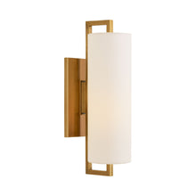 Load image into Gallery viewer, Bowen LED Wall Light in Hand-Rubbed Antique Brass.